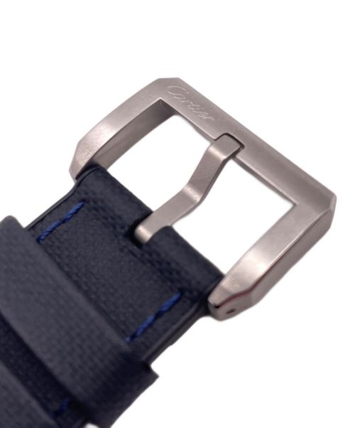 Cartier（カルティエ）Cartier (カルティエ) カリブル・ドゥ・カルティエ・ダイバー W2CA0008 青文字盤 サイズ:42mmの古着・服飾アイテム