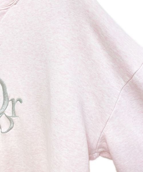 Dior（ディオール）Dior (ディオール) ERL (イーアールエル) Oversized Sweatshirt (オーバーサイズスウェットシャツ） ピンク サイズ:Mの古着・服飾アイテム