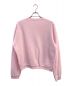 Dior (ディオール) ERL (イーアールエル) Oversized Sweatshirt (オーバーサイズスウェットシャツ） ピンク サイズ:M：80000円