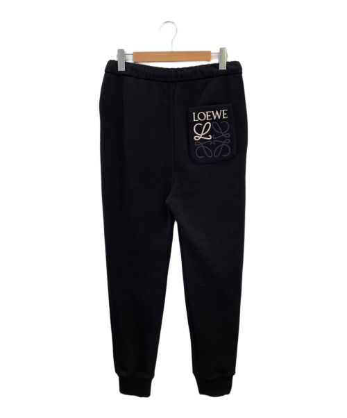 LOEWE（ロエベ）LOEWE (ロエベ) Anagram Embroidered Jogging Trousers ブラック サイズ:Sの古着・服飾アイテム