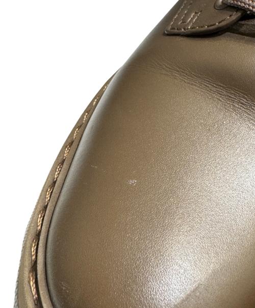 FENDI（フェンディ）FENDI (フェンディ) Leather and Fabric Combat Boots ブラウン サイズ:37の古着・服飾アイテム