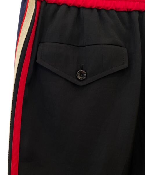 GUCCI（グッチ）GUCCI (グッチ) トラックパンツ/スウェットパンツ ブラック サイズ:44の古着・服飾アイテム