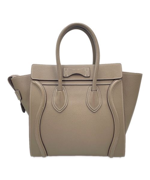 CELINE（セリーヌ）CELINE (セリーヌ) ラゲージ マイクロ グレージュ サイズ:マイクロの古着・服飾アイテム