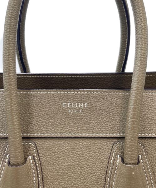 CELINE（セリーヌ）CELINE (セリーヌ) ラゲージ マイクロ グレージュ サイズ:マイクロの古着・服飾アイテム