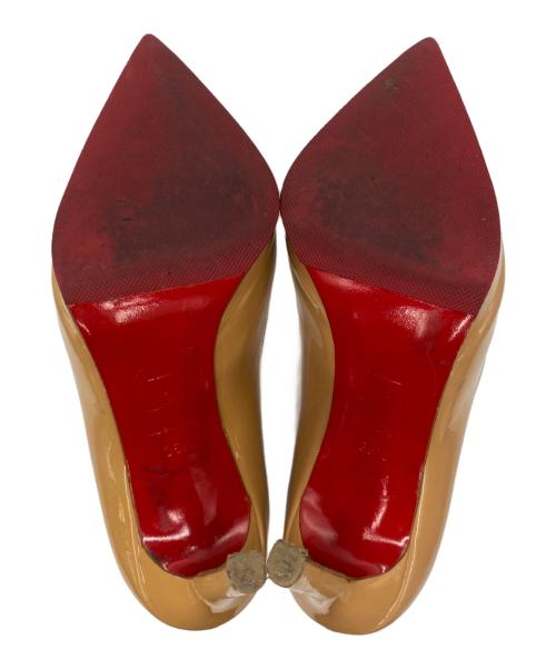 Christian Louboutin（クリスチャン・ルブタン）Christian Louboutin (クリスチャン・ルブタン) ハイヒールパンプス ベージュ サイズ:35¹/₂の古着・服飾アイテム