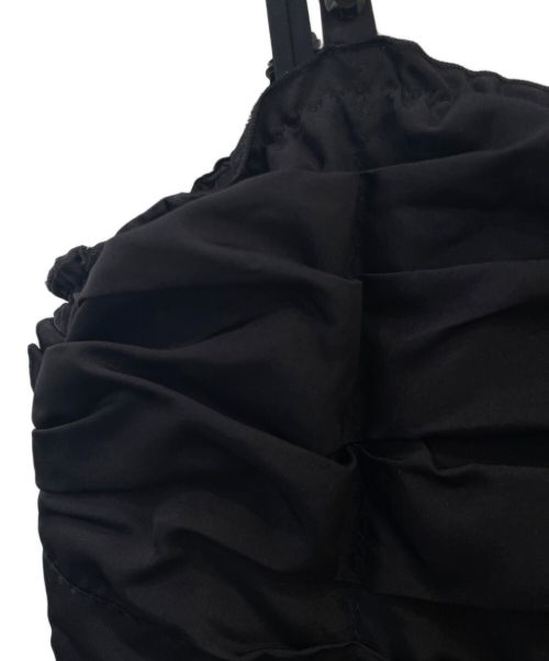 LOUIS VUITTON（ルイ ヴィトン）LOUIS VUITTON (ルイ ヴィトン) キャミソールワンピース ブラック サイズ:34の古着・服飾アイテム
