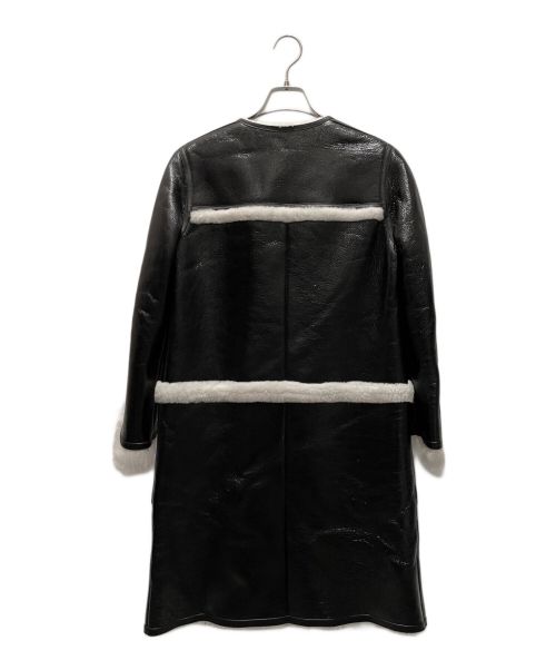 LOUIS VUITTON（ルイ ヴィトン）LOUIS VUITTON (ルイ ヴィトン) ラムレザーコート ブラック サイズ:36の古着・服飾アイテム