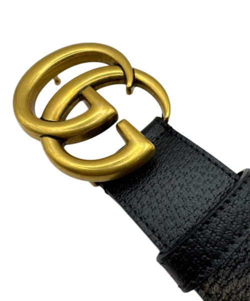 GUCCI（グッチ）GUCCI (グッチ) ダブルG ワイドベルト ブラック サイズ:100cmの古着・服飾アイテム