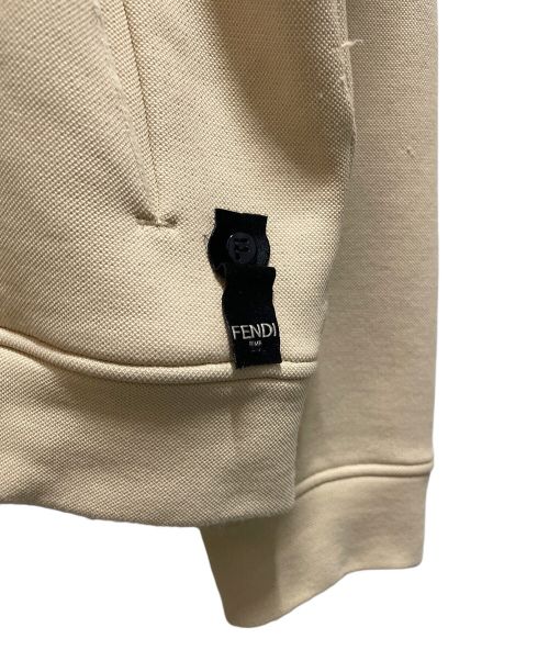 FENDI（フェンディ）FENDI (フェンディ) プルオーバーパーカー ベージュ サイズ:Ｍの古着・服飾アイテム