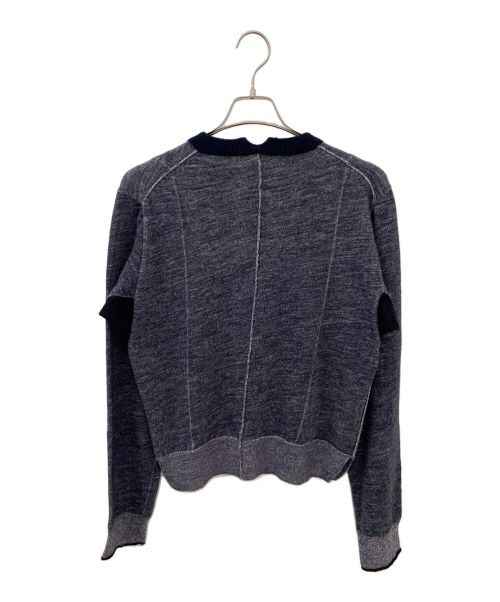 CELINE（セリーヌ）CELINE (セリーヌ) クルーネックニット インディゴ サイズ:Sの古着・服飾アイテム