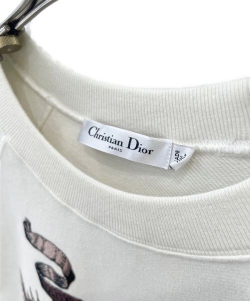 Christian Dior（クリスチャン ディオール）Christian Dior (クリスチャン ディオール) ショートスリーブスウエットシャツ ホワイト サイズ:XSの古着・服飾アイテム