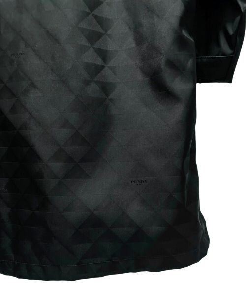 PRADA（プラダ）PRADA (プラダ) Printed Nyron Blouson Jacket ブラック サイズ:36の古着・服飾アイテム