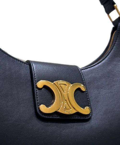 CELINE（セリーヌ）CELINE (セリーヌ) ミディアムAVA ブラック×ゴールド金具 サイズ:‐の古着・服飾アイテム