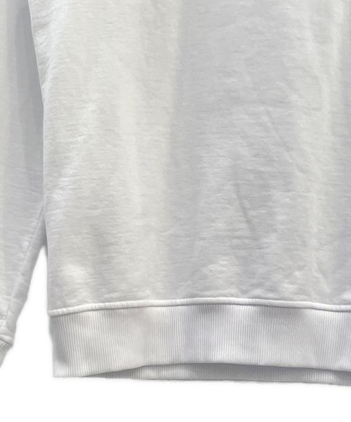 FENDI（フェンディ）FENDI (フェンディ) ワンポイントロゴスウェット ホワイト サイズ:Lの古着・服飾アイテム