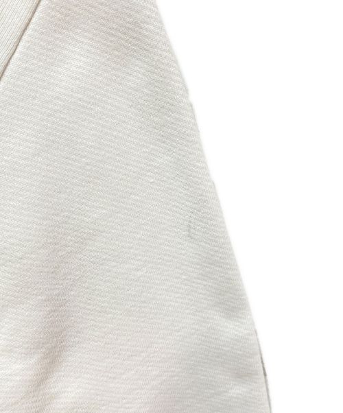 Maison Margiela（メゾンマルジェラ）Maison Margiela (メゾンマルジェラ) ロゴオーバーサイズプルオーバーパーカー ホワイト サイズ:46の古着・服飾アイテム