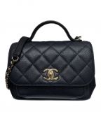 CHANELシャネル）の古着「ビジネス アフィニティ」｜ブラック×ゴールド金具