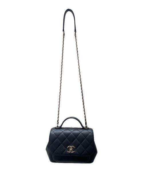 CHANEL（シャネル）CHANEL (シャネル) ビジネス アフィニティ ブラック×ゴールド金具の古着・服飾アイテム