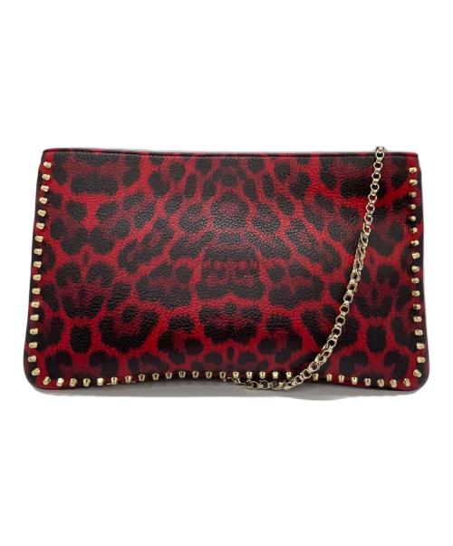 Christian Louboutin（クリスチャン・ルブタン）Christian Louboutin (クリスチャン・ルブタン) クラッチバッグ レッドの古着・服飾アイテム