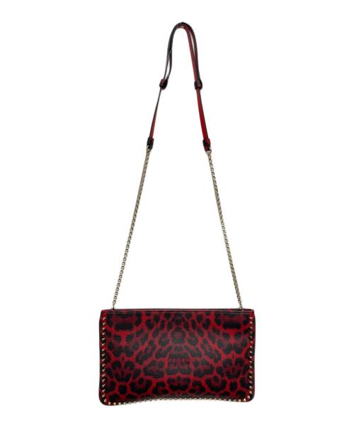Christian Louboutin（クリスチャン・ルブタン）Christian Louboutin (クリスチャン・ルブタン) クラッチバッグ レッドの古着・服飾アイテム
