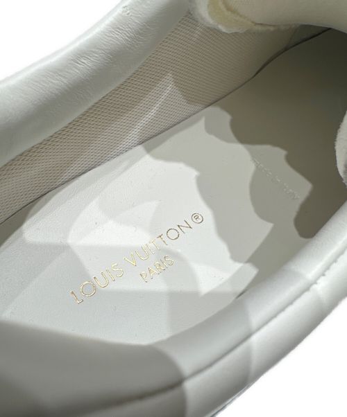 LOUIS VUITTON（ルイ ヴィトン）LOUIS VUITTON (ルイ ヴィトン) ルクセンブルグサモトラケライン スニーカー ホワイト×スカイブルー サイズ:8 1/2 未使用品の古着・服飾アイテム