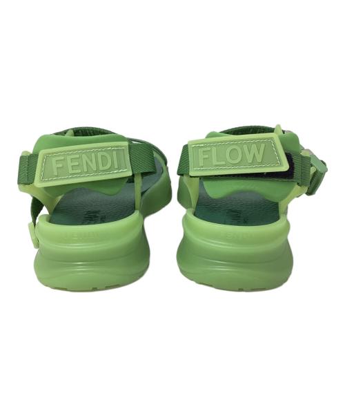 FENDI（フェンディ）FENDI (フェンディ) マルチストラップサンダル グリーン サイズ:6 未使用品の古着・服飾アイテム