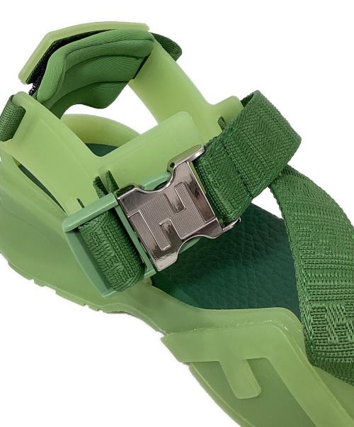 FENDI（フェンディ）FENDI (フェンディ) マルチストラップサンダル グリーン サイズ:6 未使用品の古着・服飾アイテム