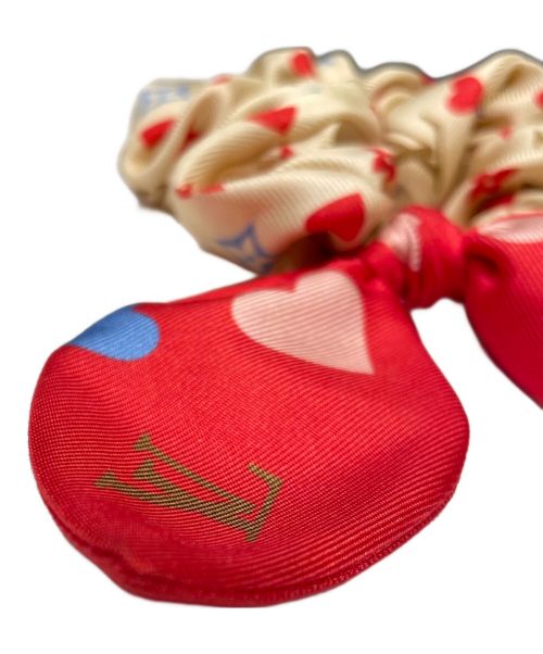 LOUIS VUITTON（ルイ ヴィトン）LOUIS VUITTON (ルイ ヴィトン) シュシュ ベージュ×レッドの古着・服飾アイテム