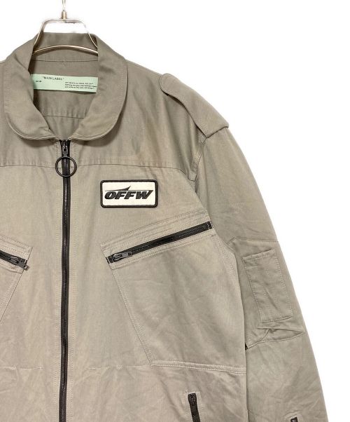 OFFWHITE（オフホワイト）OFFWHITE (オフホワイト) オールインワン グレー サイズ:XLの古着・服飾アイテム