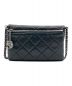 CHANEL (シャネル) ミニチェーンショルダーバッグ/ミニポシェット ブラック：380000円