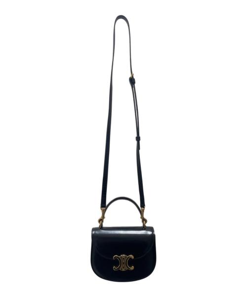 CELINE（セリーヌ）CELINE (セリーヌ) ミニ ブザス クレア ブラックの古着・服飾アイテム