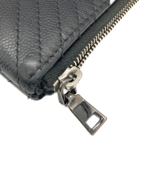 CHANEL（シャネル）CHANEL (シャネル) シェブロン ココマーククラッチバッグ ブラックの古着・服飾アイテム