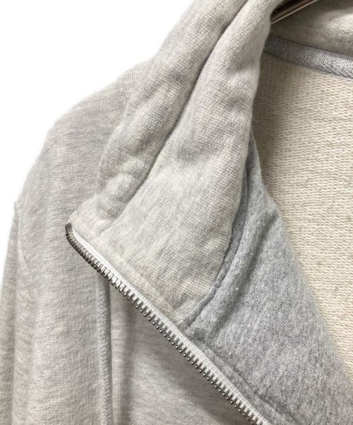 ami（アミ）ami (アミ) ロゴハーフジップスウェット ライトグレー サイズ:Sの古着・服飾アイテム