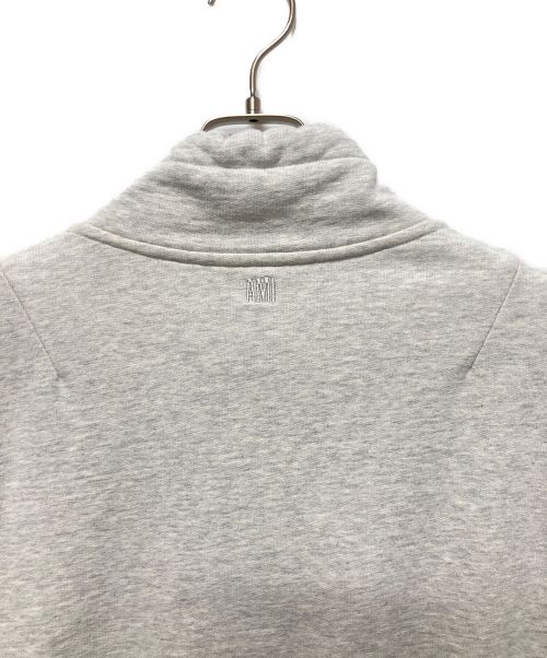 ami（アミ）ami (アミ) ロゴハーフジップスウェット ライトグレー サイズ:Sの古着・服飾アイテム