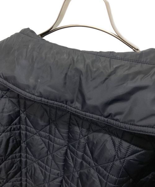Dior（ディオール）Dior (ディオール) カナージュ エンブロイダリー ダウンコート/キルティングダウンコート ネイビー サイズ:52の古着・服飾アイテム