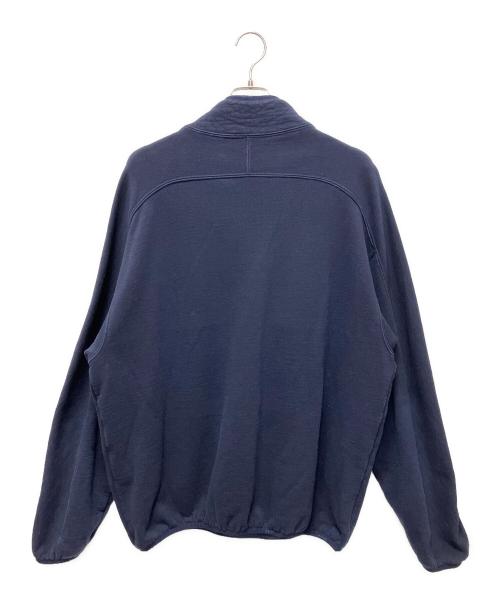 Dior（ディオール）Dior (ディオール) 47刺繍ハーフジップヘビースウェット ネイビー サイズ:XXLの古着・服飾アイテム