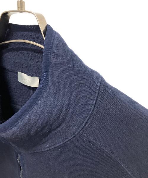 Dior（ディオール）Dior (ディオール) 47刺繍ハーフジップヘビースウェット ネイビー サイズ:XXLの古着・服飾アイテム
