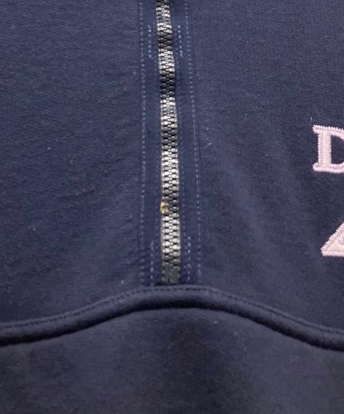 Dior（ディオール）Dior (ディオール) 47刺繍ハーフジップヘビースウェット ネイビー サイズ:XXLの古着・服飾アイテム