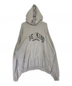 BALENCIAGAバレンシアガ）の古着「ROUND HOODIE」｜ライトグレー