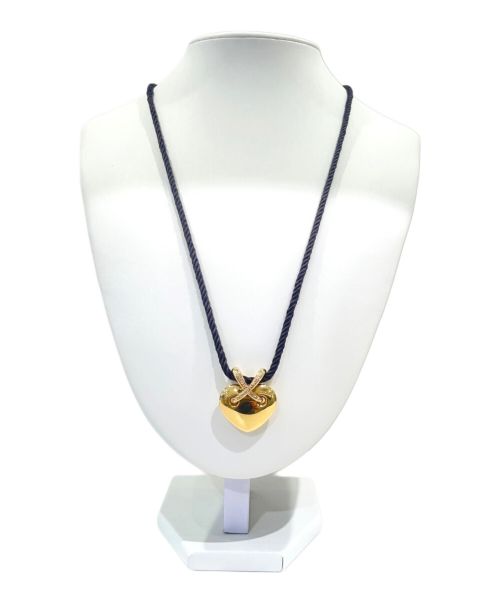 CHAUMET（ショーメ）CHAUMET (ショーメ)  リアン クロス ハート ダイヤモンド ネックレスの古着・服飾アイテム