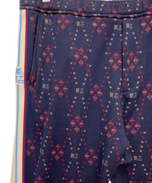 ETRO（エトロ）ETRO (エトロ) 総柄トラックパンツ ネイビー サイズ:46の古着・服飾アイテム