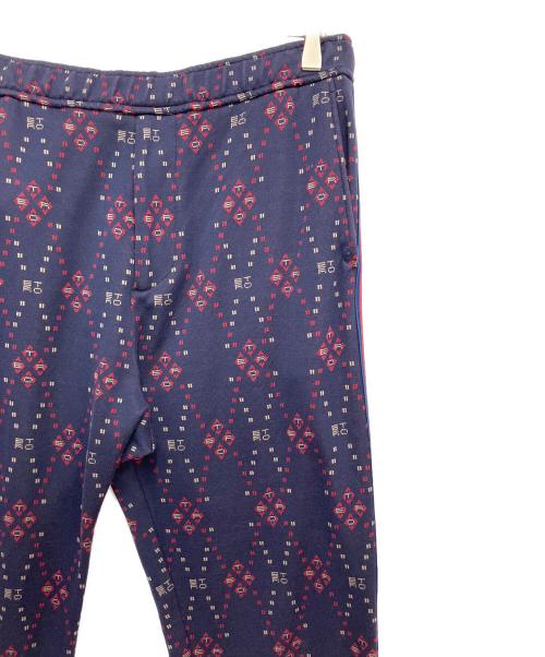 ETRO（エトロ）ETRO (エトロ) 総柄トラックパンツ ネイビー サイズ:46の古着・服飾アイテム