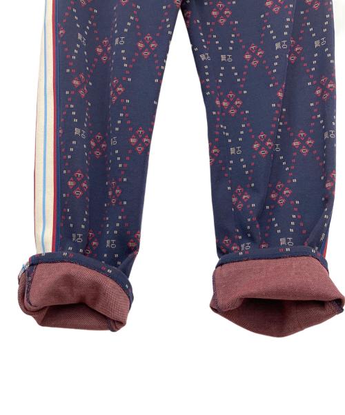 ETRO（エトロ）ETRO (エトロ) 総柄トラックパンツ ネイビー サイズ:46の古着・服飾アイテム