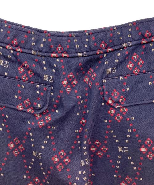ETRO（エトロ）ETRO (エトロ) 総柄トラックパンツ ネイビー サイズ:46の古着・服飾アイテム