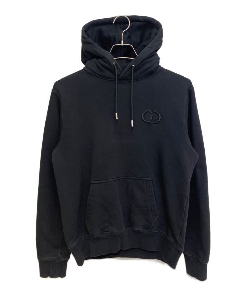Dior（ディオール）Dior (ディオール) ワンポイントCDロゴパーカー ブラック サイズ:Ｓの古着・服飾アイテム
