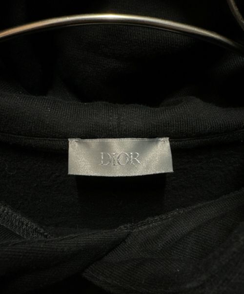 Dior（ディオール）Dior (ディオール) ワンポイントCDロゴパーカー ブラック サイズ:Ｓの古着・服飾アイテム