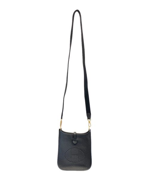 HERMES（エルメス）HERMES (エルメス) エブリン TPM ブラック×ゴールド金具 サイズ:TPMの古着・服飾アイテム