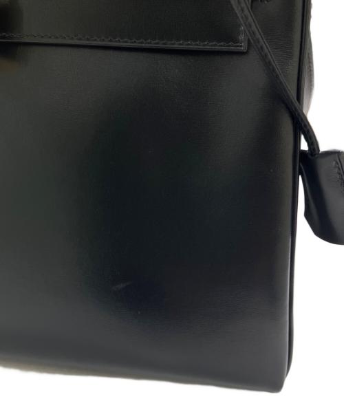 HERMES（エルメス）HERMES (エルメス) ケリー28 外縫い/ボックスカーフ/ノワール/ゴールド金具/□F刻印：2002年製 ノワール サイズ:28の古着・服飾アイテム