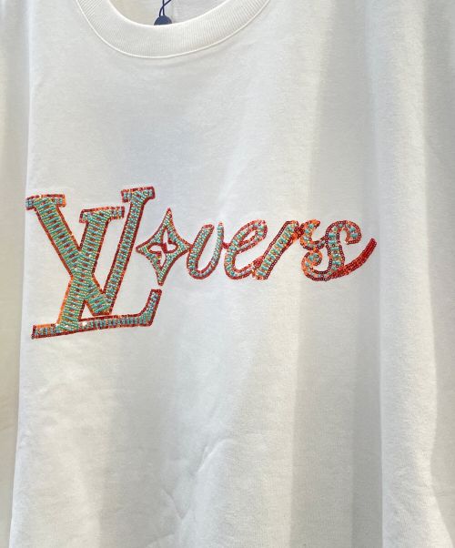 LOUIS VUITTON（ルイ ヴィトン）LOUIS VUITTON (ルイ ヴィトン) エンブロイダード ショートスリーブ Tシャツ アイボリー サイズ:XLの古着・服飾アイテム