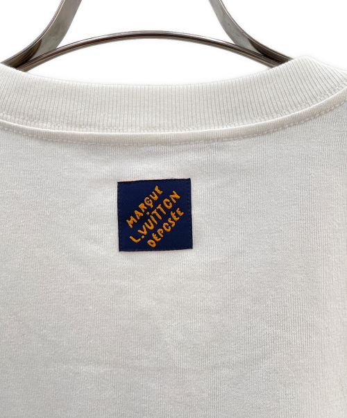 LOUIS VUITTON（ルイ ヴィトン）LOUIS VUITTON (ルイ ヴィトン) エンブロイダード ショートスリーブ Tシャツ アイボリー サイズ:XLの古着・服飾アイテム