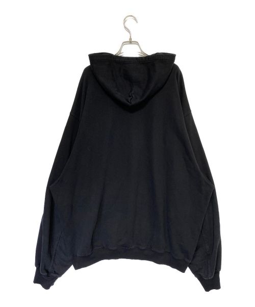 BALENCIAGA（バレンシアガ）BALENCIAGA (バレンシアガ) ロゴパーカー ブラック サイズ:Mの古着・服飾アイテム